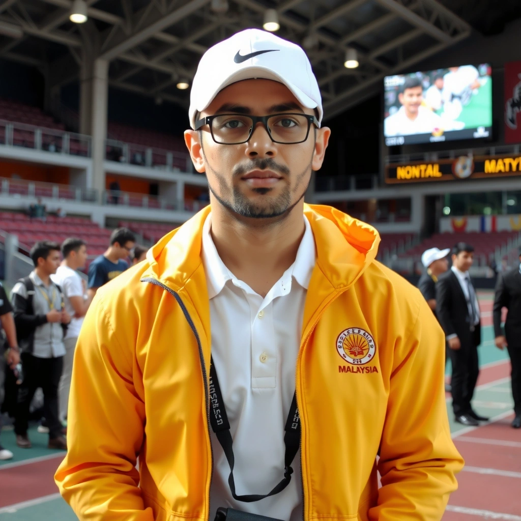 Professional Malaysian Indian male journalist Raj Patel